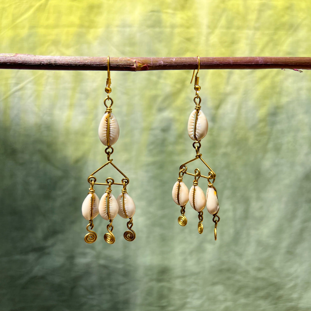 Daraja Cowry Earrings