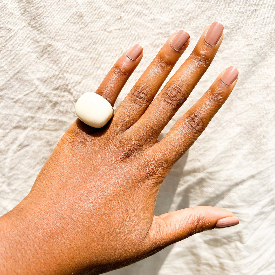 Ilham Ivory & Wood Ring