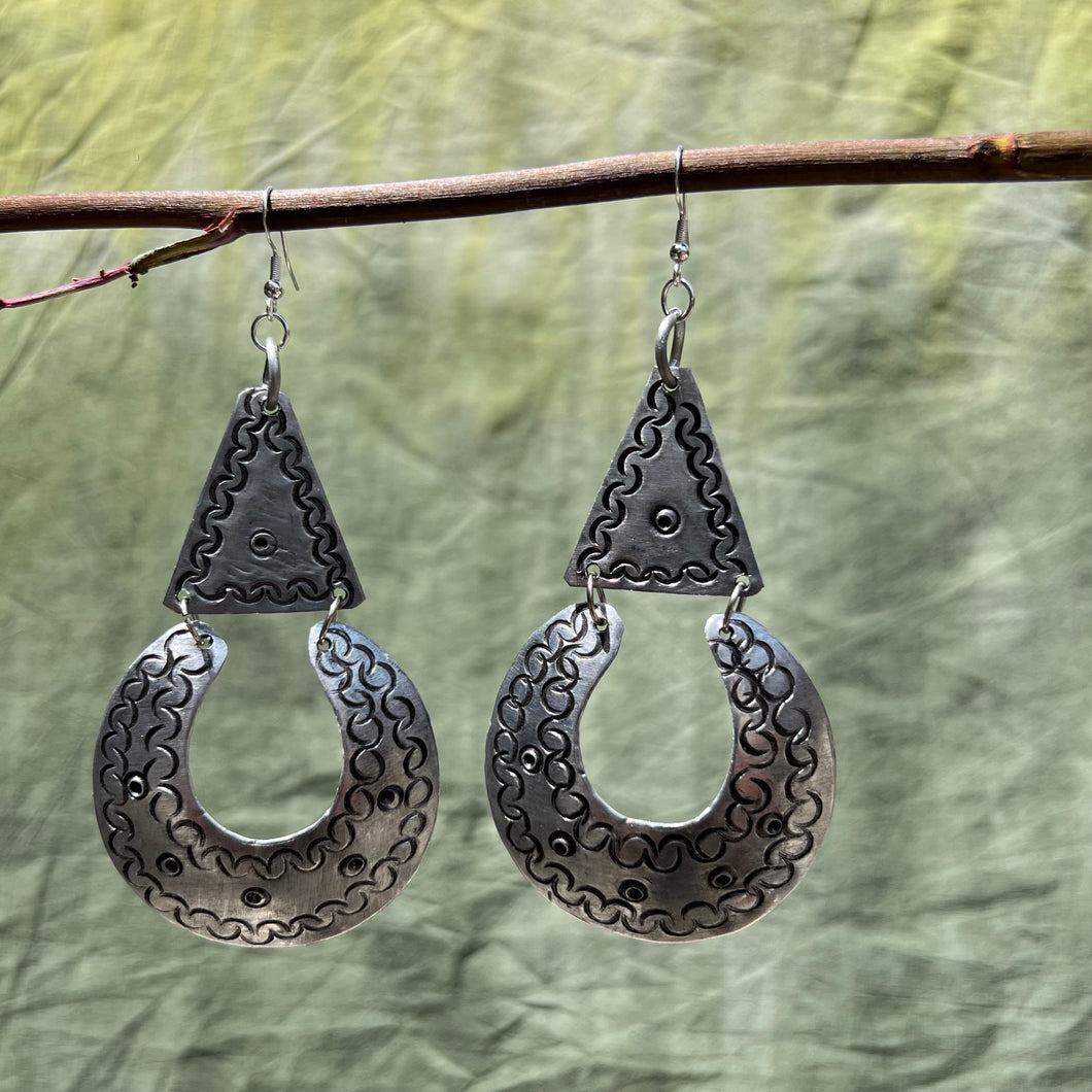 Akida Brass Earrings